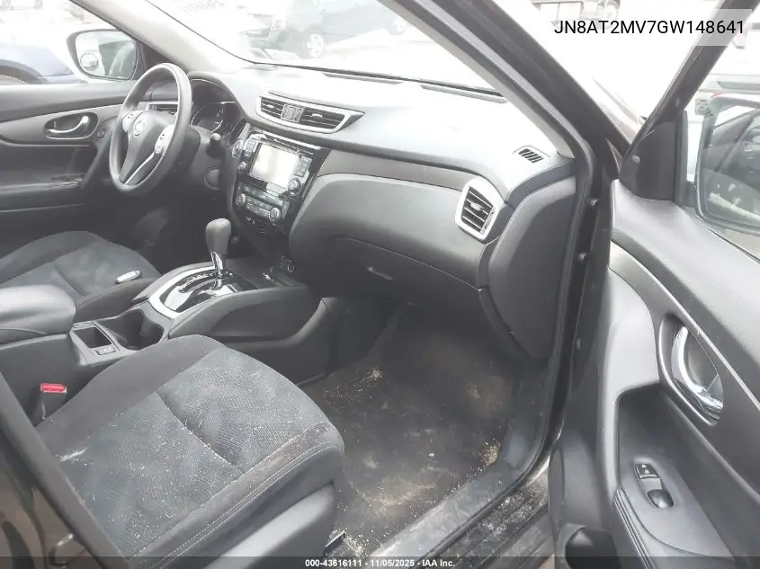 JN8AT2MV7GW148641 2016 Nissan Rogue Sv