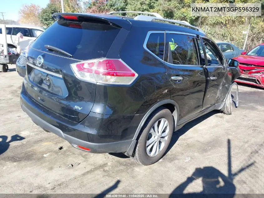 KNMAT2MT3GP596329 2016 Nissan Rogue Sv