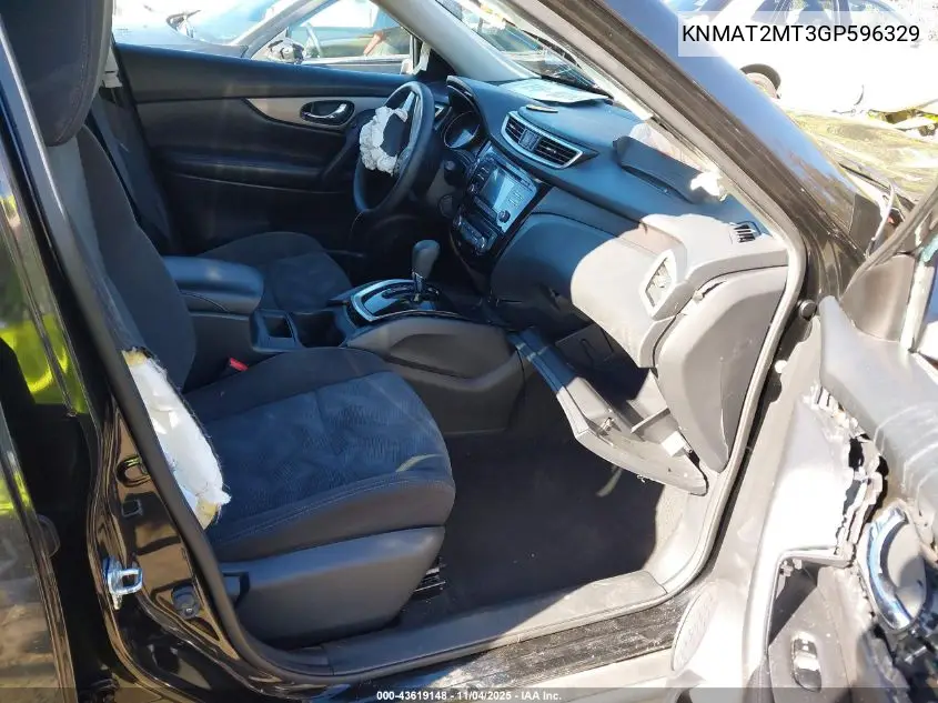KNMAT2MT3GP596329 2016 Nissan Rogue Sv