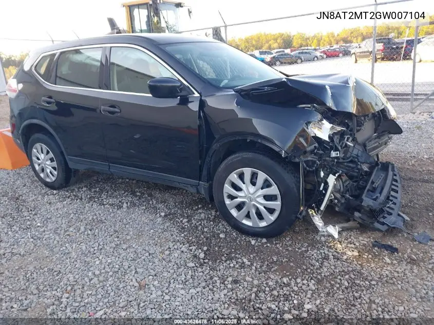 JN8AT2MT2GW007104 2016 Nissan Rogue S