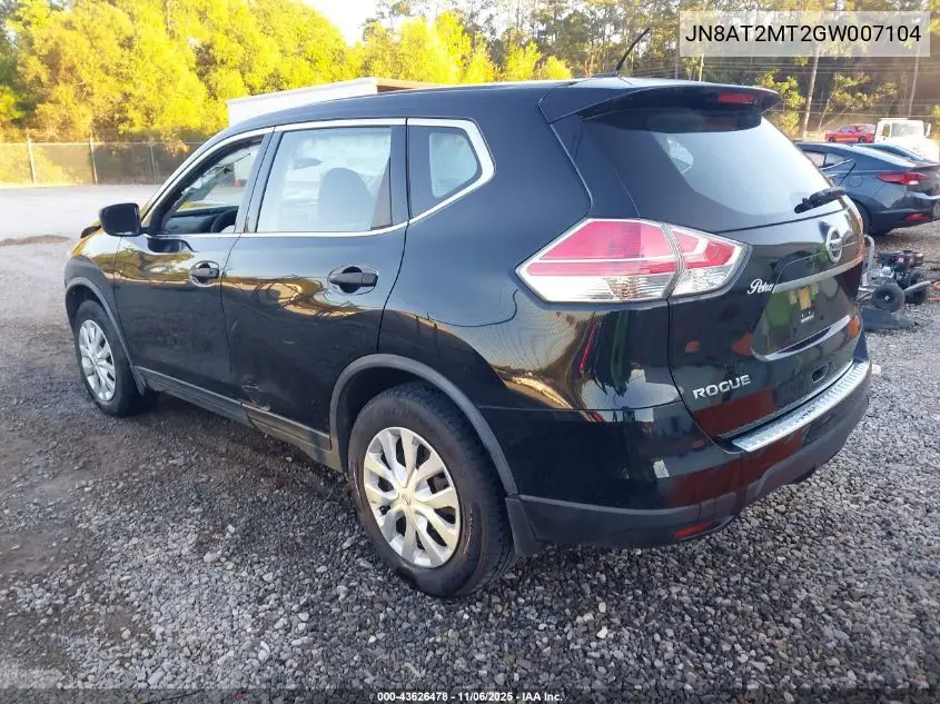 JN8AT2MT2GW007104 2016 Nissan Rogue S