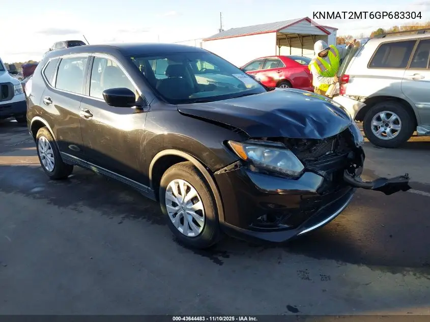 KNMAT2MT6GP683304 2016 Nissan Rogue S/Sl/Sv