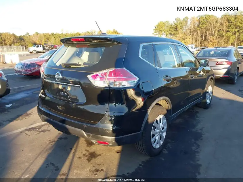 KNMAT2MT6GP683304 2016 Nissan Rogue S/Sl/Sv