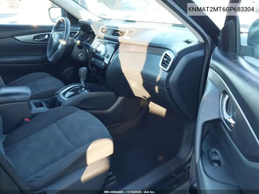 KNMAT2MT6GP683304 2016 Nissan Rogue S/Sl/Sv