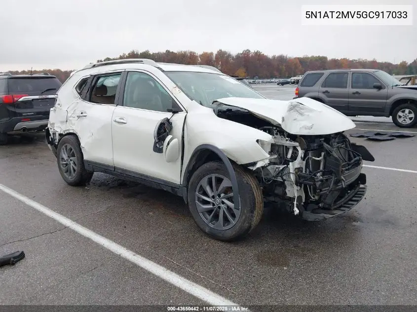 5N1AT2MV5GC917033 2016 Nissan Rogue Sl