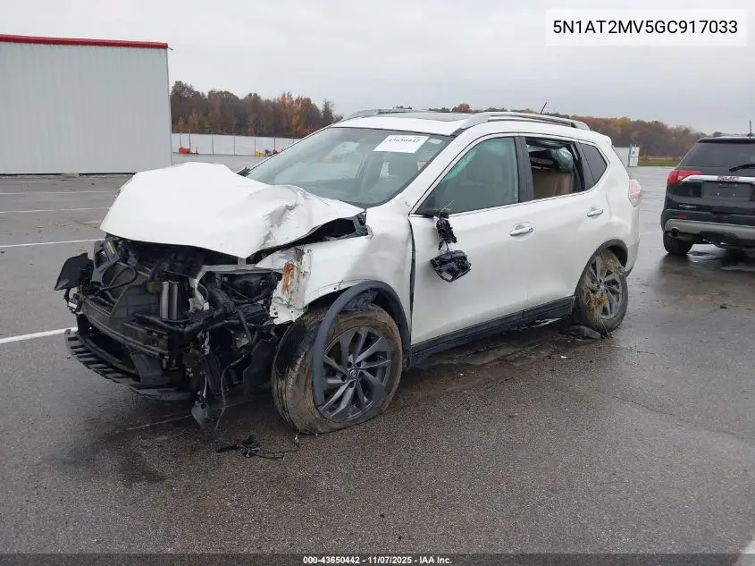 5N1AT2MV5GC917033 2016 Nissan Rogue Sl