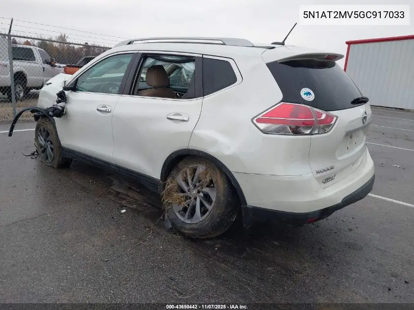 5N1AT2MV5GC917033 2016 Nissan Rogue Sl