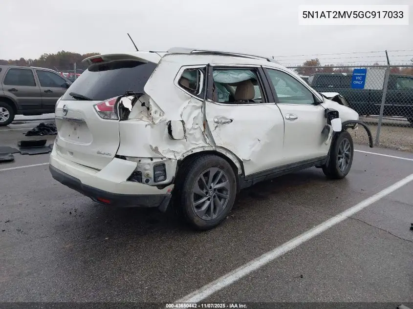 5N1AT2MV5GC917033 2016 Nissan Rogue Sl