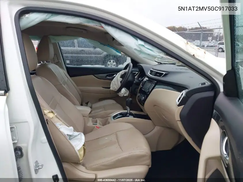 5N1AT2MV5GC917033 2016 Nissan Rogue Sl