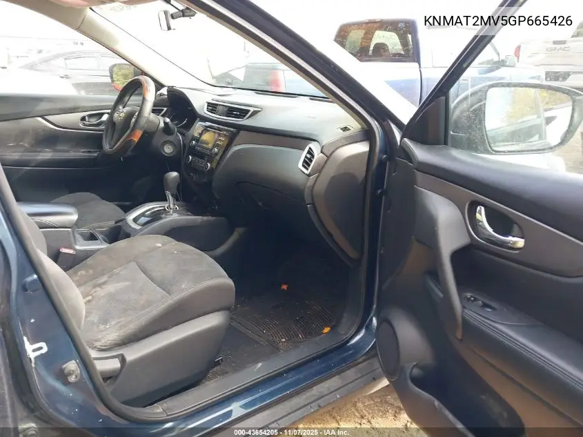 KNMAT2MV5GP665426 2016 Nissan Rogue S/Sl/Sv
