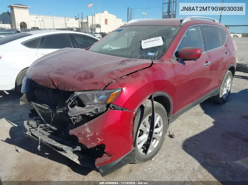 JN8AT2MT9GW030038 2016 Nissan Rogue Sv