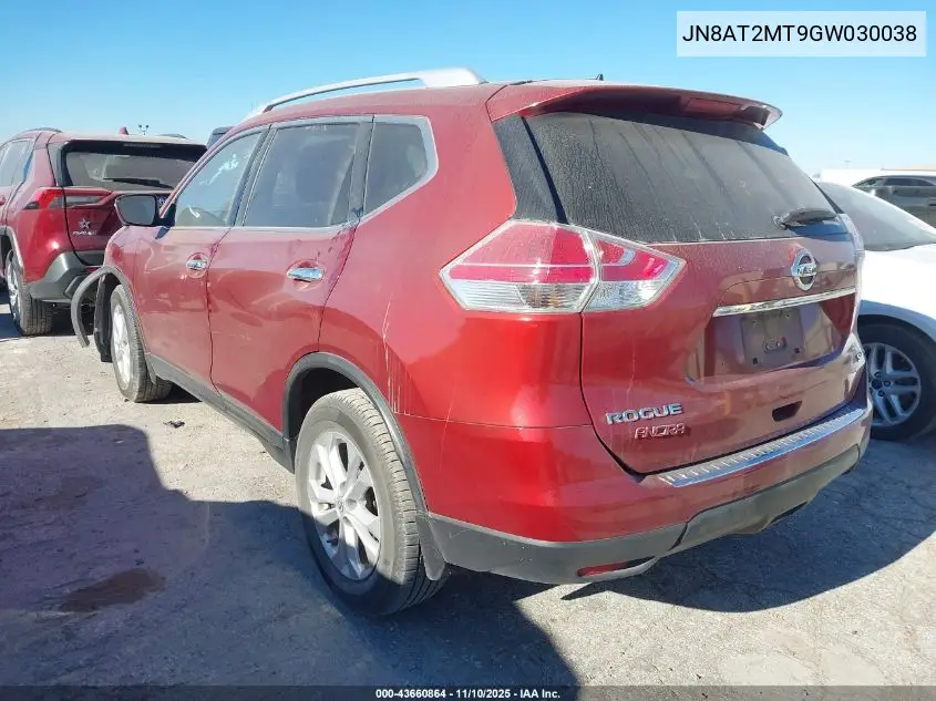 JN8AT2MT9GW030038 2016 Nissan Rogue Sv