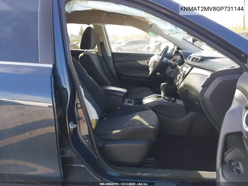 KNMAT2MV8GP731144 2016 Nissan Rogue Sv