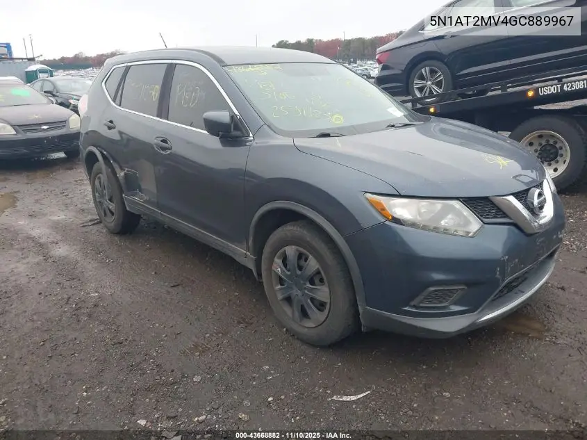 5N1AT2MV4GC889967 2016 Nissan Rogue S