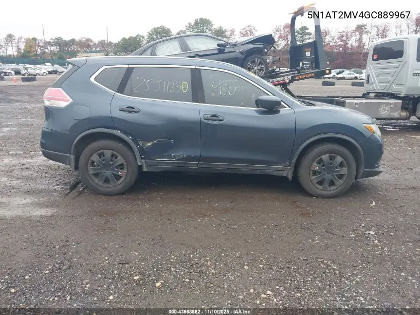 5N1AT2MV4GC889967 2016 Nissan Rogue S
