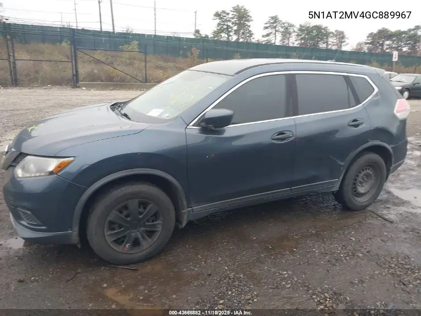 5N1AT2MV4GC889967 2016 Nissan Rogue S