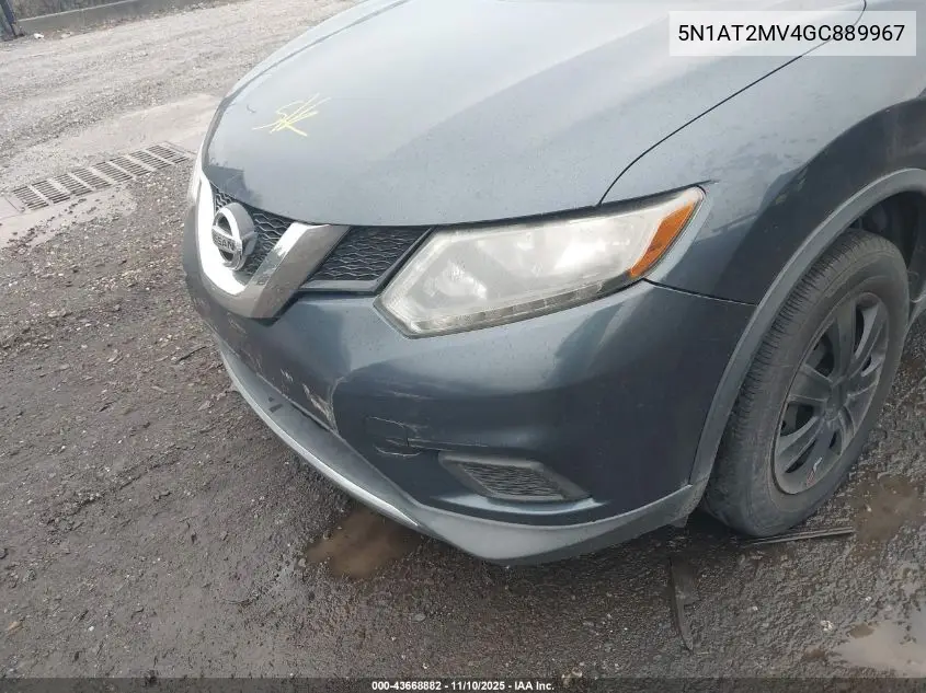 5N1AT2MV4GC889967 2016 Nissan Rogue S