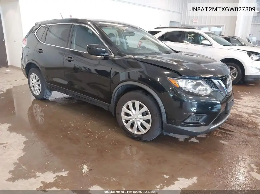 JN8AT2MTXGW027309 2016 Nissan Rogue S