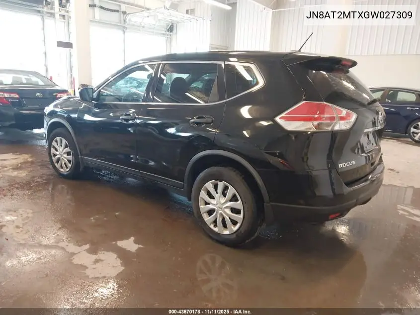 JN8AT2MTXGW027309 2016 Nissan Rogue S
