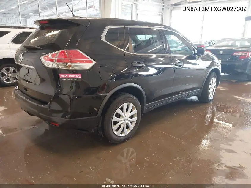 JN8AT2MTXGW027309 2016 Nissan Rogue S