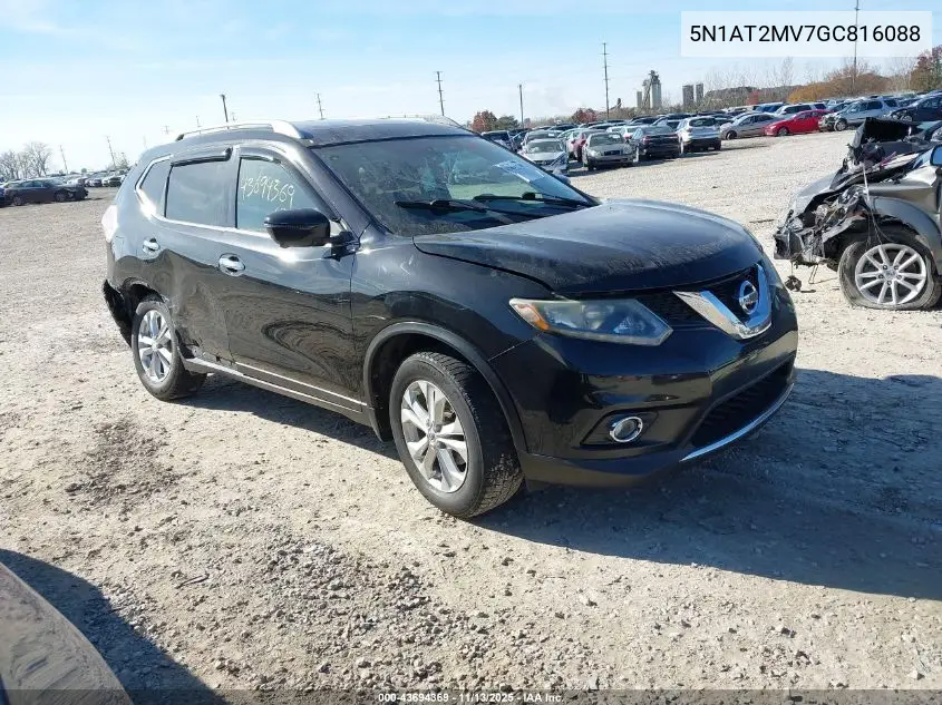 5N1AT2MV7GC816088 2016 Nissan Rogue S/Sl/Sv