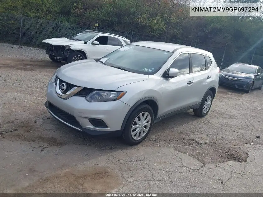 KNMAT2MV9GP697294 2016 Nissan Rogue S/Sl/Sv