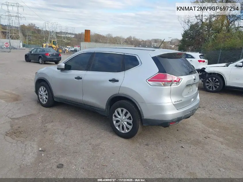 KNMAT2MV9GP697294 2016 Nissan Rogue S/Sl/Sv
