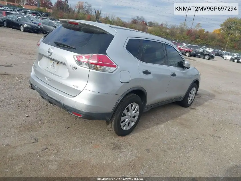 KNMAT2MV9GP697294 2016 Nissan Rogue S/Sl/Sv