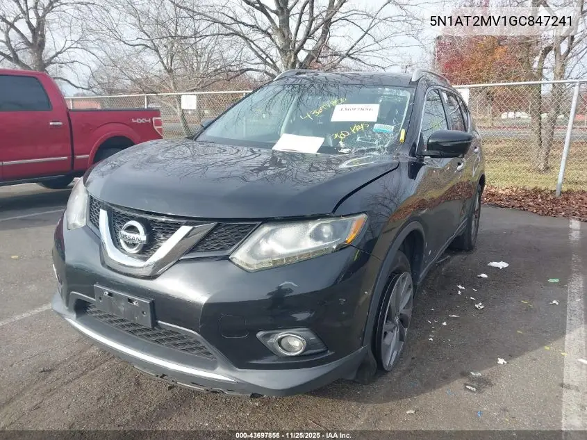 5N1AT2MV1GC847241 2016 Nissan Rogue Sl