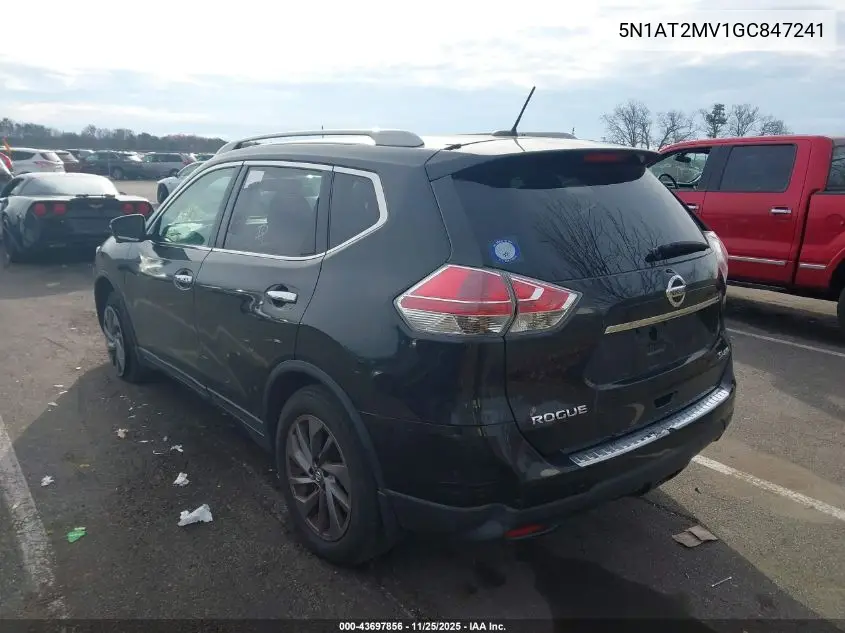 5N1AT2MV1GC847241 2016 Nissan Rogue Sl