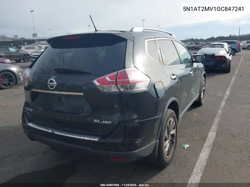 5N1AT2MV1GC847241 2016 Nissan Rogue Sl