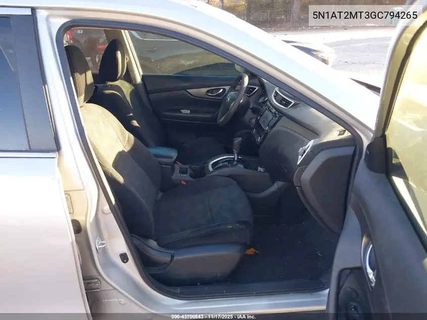 5N1AT2MT3GC794265 2016 Nissan Rogue Sv