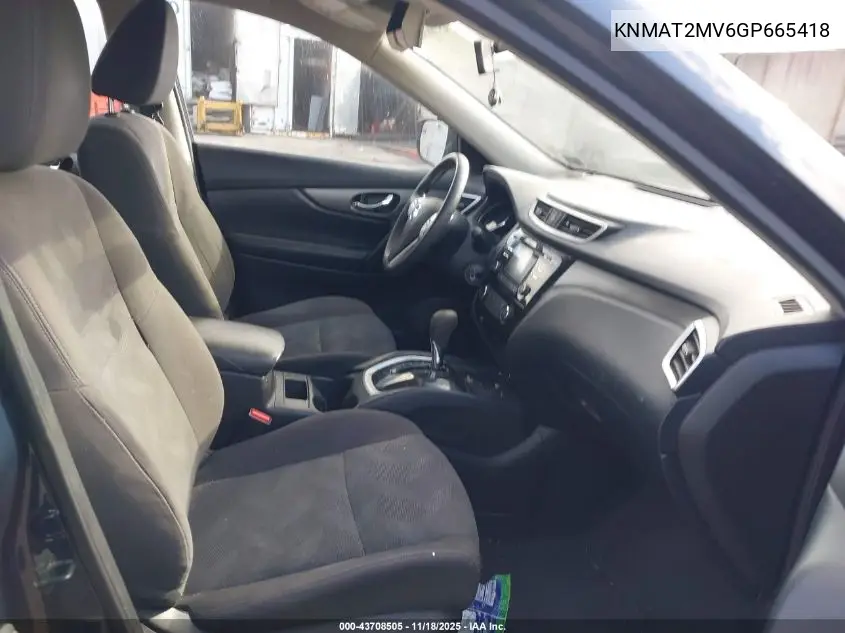 KNMAT2MV6GP665418 2016 Nissan Rogue S/Sl/Sv