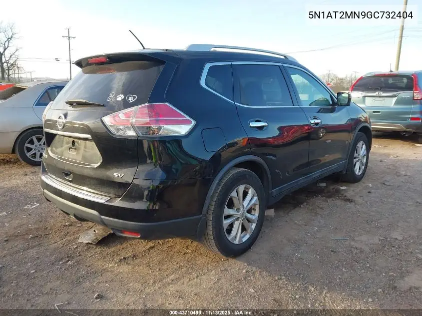 5N1AT2MN9GC732404 2016 Nissan Rogue Sv