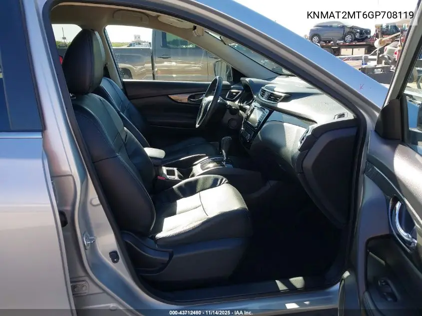 KNMAT2MT6GP708119 2016 Nissan Rogue S/Sl/Sv
