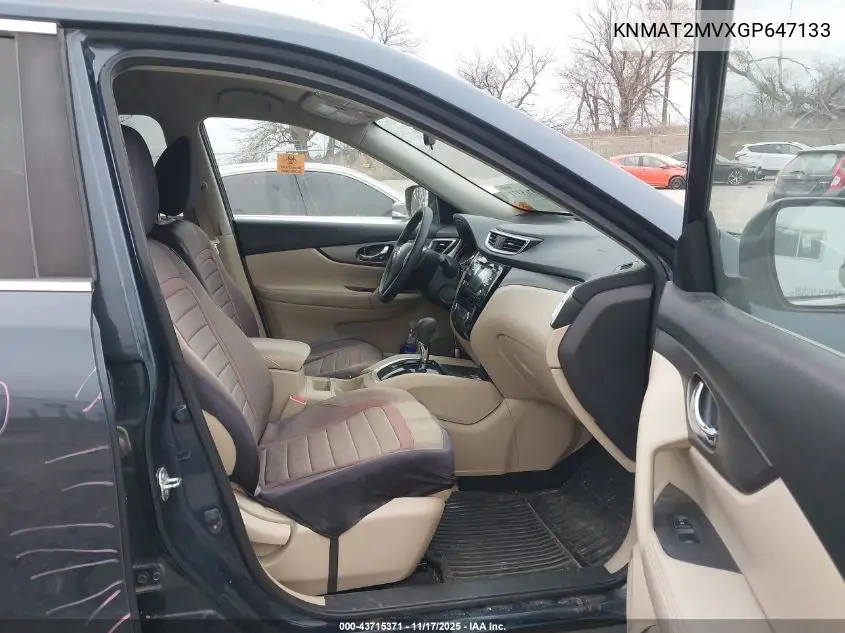 KNMAT2MVXGP647133 2016 Nissan Rogue Sv