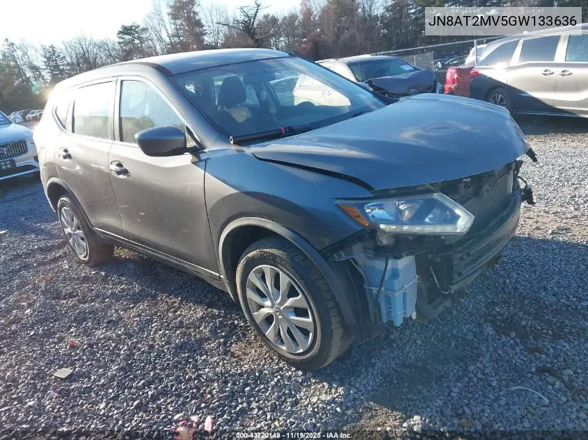 JN8AT2MV5GW133636 2016 Nissan Rogue S