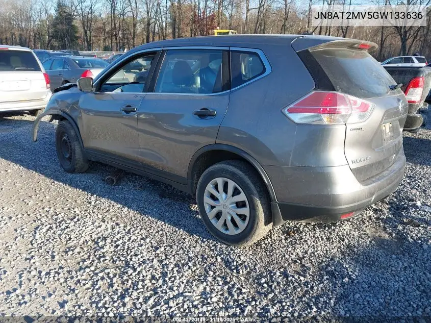 JN8AT2MV5GW133636 2016 Nissan Rogue S