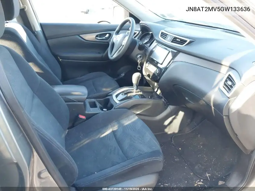 JN8AT2MV5GW133636 2016 Nissan Rogue S