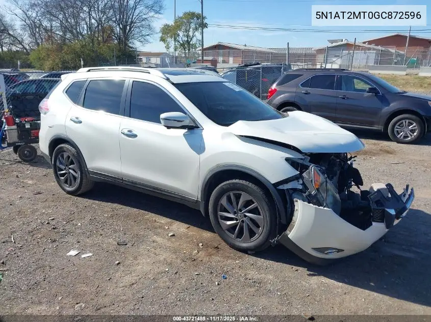5N1AT2MT0GC872596 2016 Nissan Rogue Sl