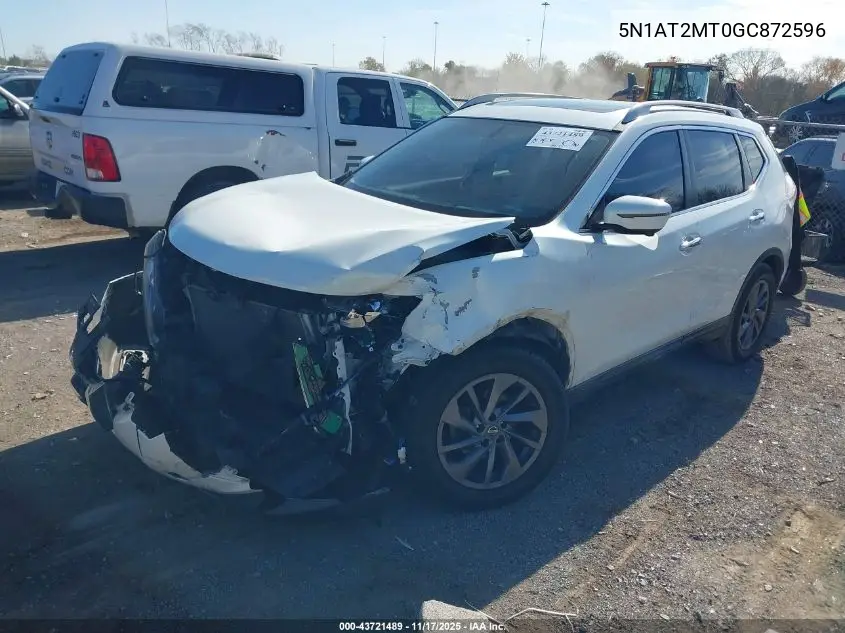 5N1AT2MT0GC872596 2016 Nissan Rogue Sl