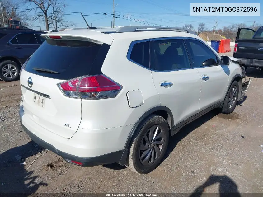 5N1AT2MT0GC872596 2016 Nissan Rogue Sl
