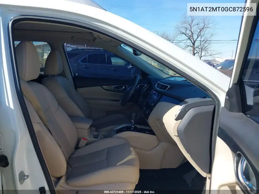 5N1AT2MT0GC872596 2016 Nissan Rogue Sl