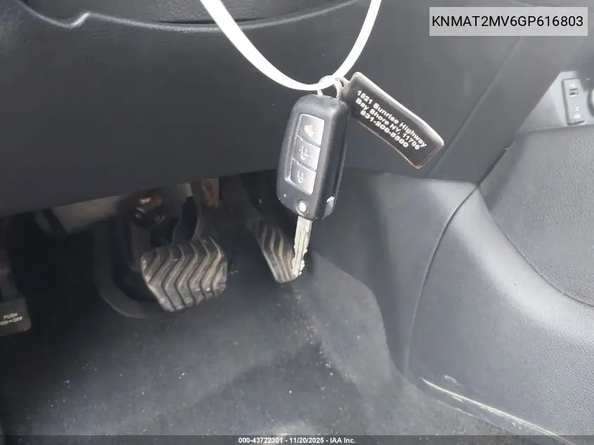 KNMAT2MV6GP616803 2016 Nissan Rogue S