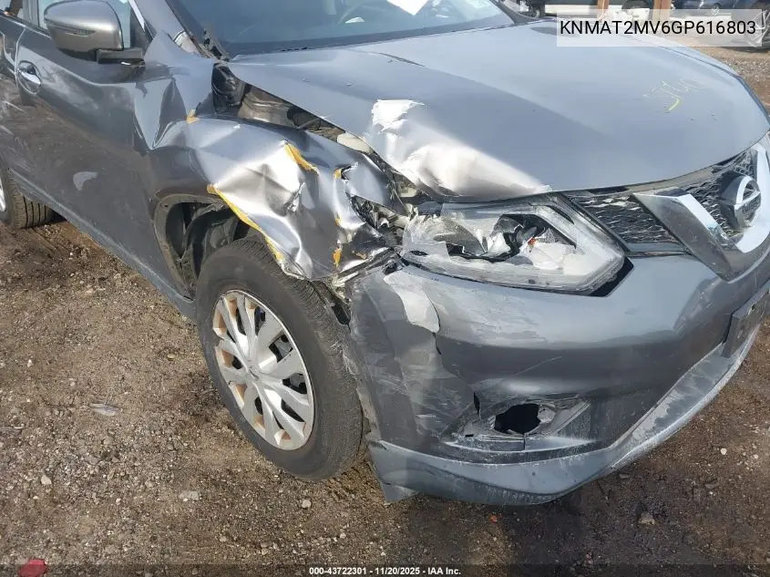 KNMAT2MV6GP616803 2016 Nissan Rogue S
