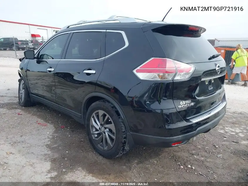 KNMAT2MT9GP721916 2016 Nissan Rogue Sl