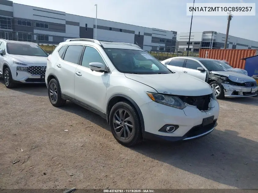 5N1AT2MT1GC859257 2016 Nissan Rogue Sl