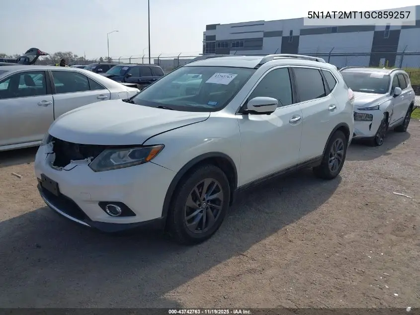 5N1AT2MT1GC859257 2016 Nissan Rogue Sl