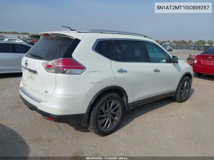 5N1AT2MT1GC859257 2016 Nissan Rogue Sl