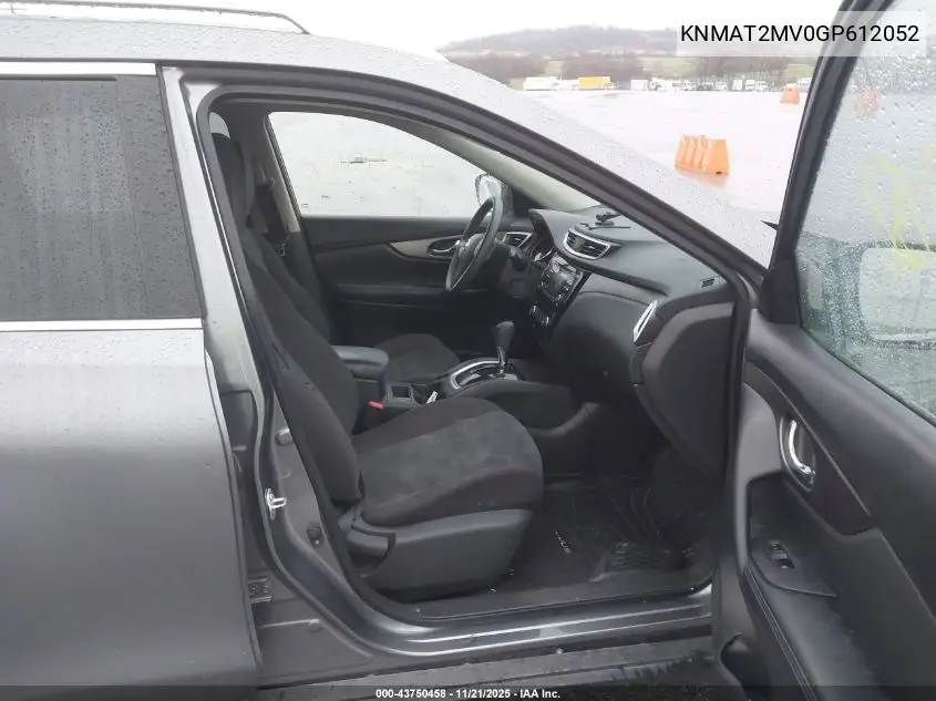 KNMAT2MV0GP612052 2016 Nissan Rogue Sv